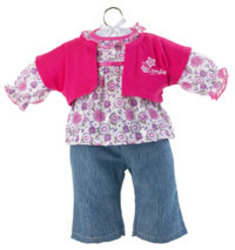 Jeans and Blouse for 42cm Dolls