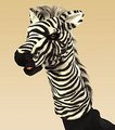 Zebra Stage Puppet