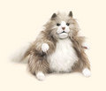 Fluffy Cat Hand Puppet