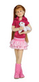 Lily Rose and dog Cupcake