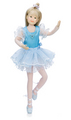 Karina Grace in Blue and Silver Ballet Outfit