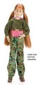 Shrug and Camouflage Pants Outfit.