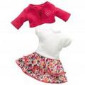Les Cheries Flowered Skirt Set