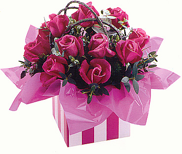 1 DOZEN ROSES IN BOX