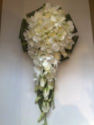 Rose and Orchid Trailing Bouquet