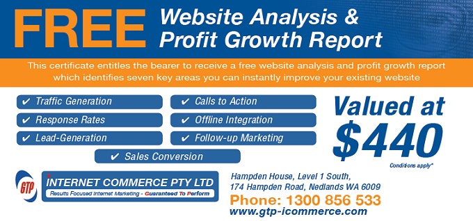 Perth Website Design Analysis and Profit Growth - Limited Spaces Each Month.