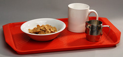 Fast Food Tray Red - Rectangular - 406x305mm