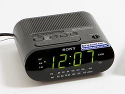 Sony alarm clock/ radio AM/FM - Black