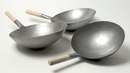 Wok with Wood Handle