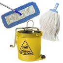 Brooms, Pans, Buckets and Mops