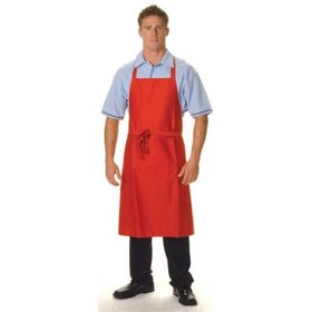 'DNC' P/C Full Bib Apron - No Pocket