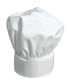 White Adjustable Chef's Hat - Poly/Cotton