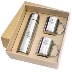 Vacuum Flask and Mug Gift Set