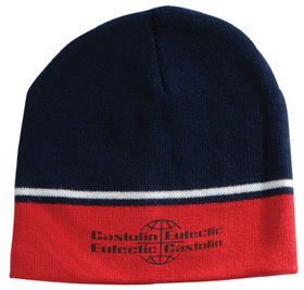 'Grace Collection' Acrylic Beanie 2 Tone With Piping