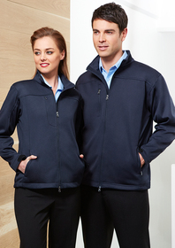 'Biz Collection' Mens Plain Soft Shell Jacket