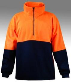 Hi Vis Zip-Thru Polar Fleece Jacket