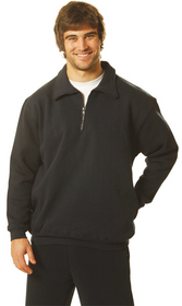 'Winning Spirit'  Adults Falcon � Zip Fleecy Sweat