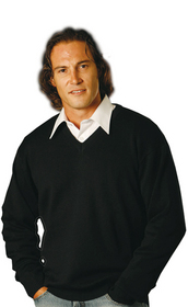 'Winning Spirit' V-Neck Wool/Acrylic Knit Jumper