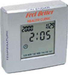 RUBIX MULTI CLOCK  SL - Silver, BL - Blue