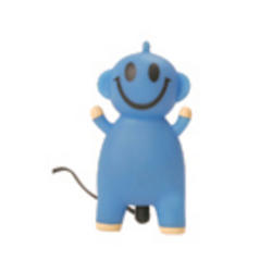 SMILEY RADIO  <BR>BL - blue, RD - red