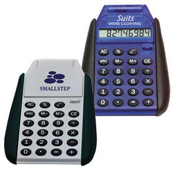 FLIPTOP CALCULATOR  SL - Silver, BL - Blue,  RD - Red, GR - Green