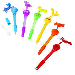 Bubble Pen With Neck Cord