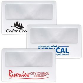 Clear Credit Card Size Magnifier