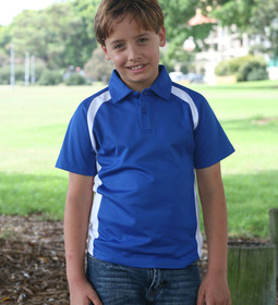 'Bocini' Kids Team Essentials Short Sleeve Contrast Panel Polo