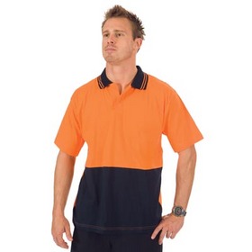 'DNC' Hi Vis Cool Breeze Short Sleeve Cotton Jersey Food Industry Polo