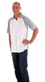 'DNC' Cool-Breathe Contrast Raglan Polo