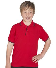'JB' Kids Contrast Polo