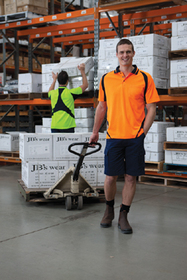 'JB' Hi Vis Point Short Sleeve Polo