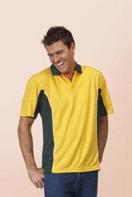 'JB' Podium Mens Double Contrast Poly Polo