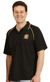 'Winning Spirit' Mens Champion Cooldry® Raglan Sleeve Contrast Colour Polo