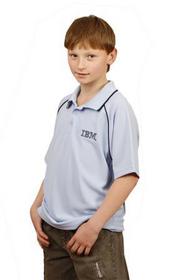 'Winning Spirit' Kids Champion Cooldry® Raglan Sleeve Contrast Colour Polo