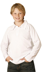 'Winning Spirit' Kids Long Sleeve Cricket Polo