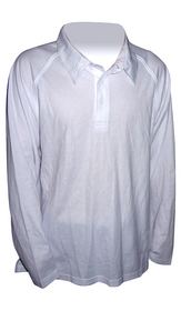 'Winning Spirit' Mens Long Sleeve Cricket Polo