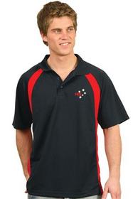 'Winning Spirit' Mens Sport Contrast Polo