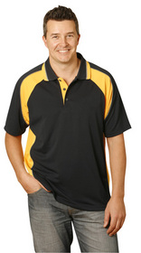 'Winning Spirit' Mens Mascot Cooldry Mini Waffle Polo