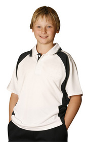 'Winning Spirit' Kids Mascot Cooldry Mini Waffle Polo