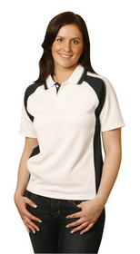 'Winning Spirit' Ladies Mascot Cooldry Mini Waffle Polo