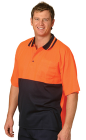 'Winning Spirit' High Visibility True Dry Mesh Knit S/S Safety Polo