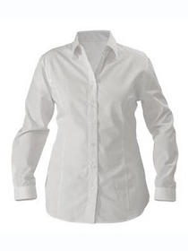 'Bisley Workwear' Ladies Long Sleeve Poplin Business Shirt