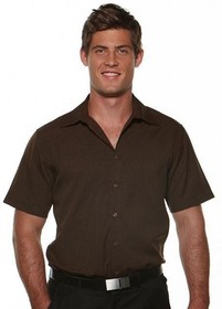 'Corporate Reflection' Mens Climate Smart Short Sleeve Tailored Shirt