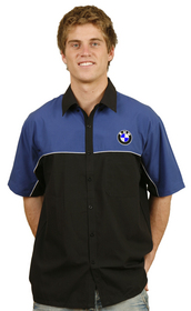 'Winning Spirit' Mens Tri Colour Moto Twill Shirts