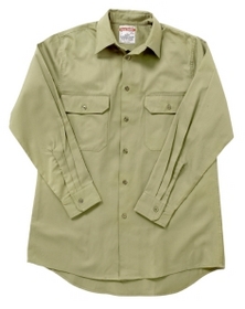 'Yakka' Open Front Drill Long Sleeve Shirt