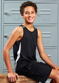 'Biz Collection' Kids Flash Singlet