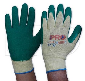 Kitted Poly Cotton Glove dipped with Latex