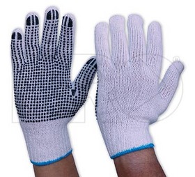 Kitted Poly Cotton Gloves