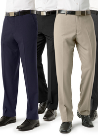 'Biz Collection' Mens Flat Front Pant